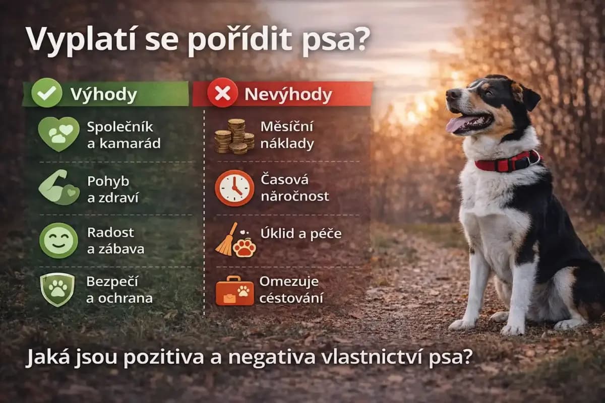 náklady na psa rozpis výdajů krmivo veterinář vybavení