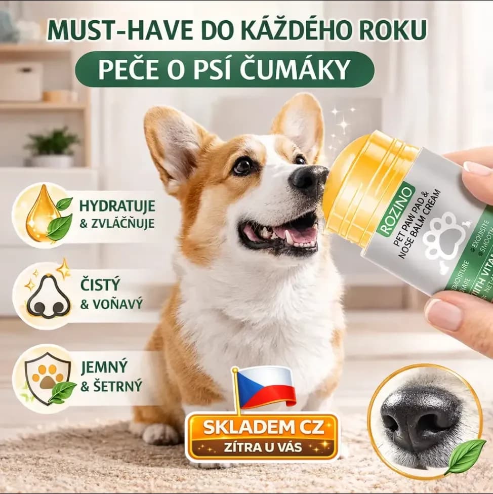 Balzám na tlapky pro psy – ochrana tlapek a čumáku